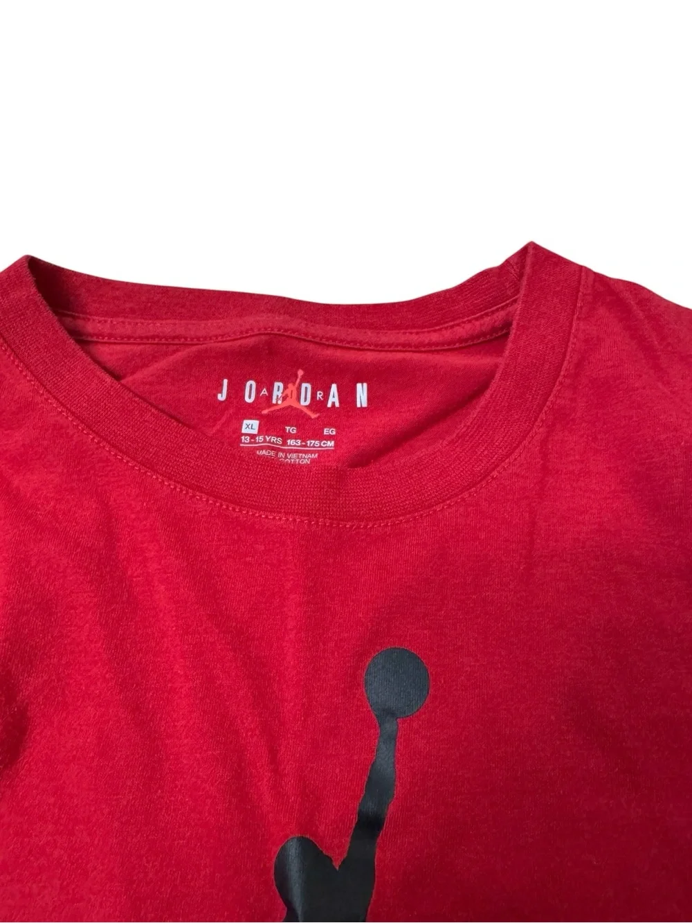 Jordan Red and Black Jumpman Long Sleeve Top with Matching Jogger Pants Size XL